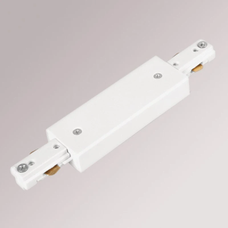 GO OCEAN Track Lighting LED Track Rail Connector Straight Connectors 3 Wire Rail Connector Rail Joiner (4)
