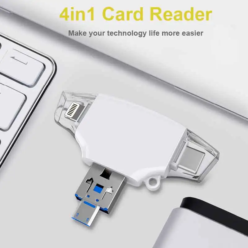 Ingelon SD кард-ридер памяти sd micro адаптер карт sd Тип C OTG кард-ридер для адаптера iphone samsung MacBook