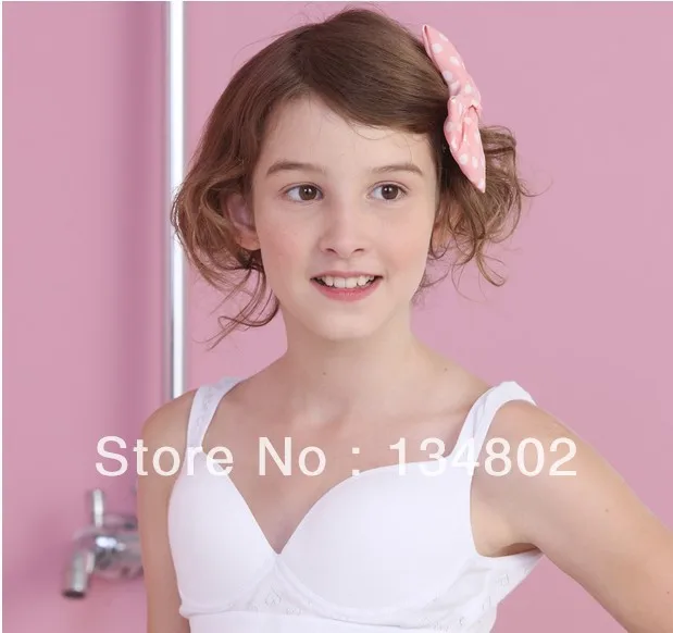 Louis bra vest 100 cotton wireless little girl vest design corset vest