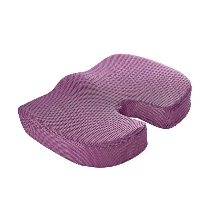 Travel Breathable Seat Cushion Coccyx Orthopedic Memory Foam U Seat Massage Chair Cushion Pad Body Shaping Cushion