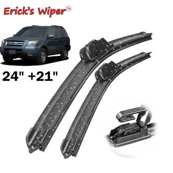 

Erick's Wiper LHD Front Wiper Blades For Honda Pilot MK1 2003 - 2008 Windshield Windscreen Front Window 24"+21"