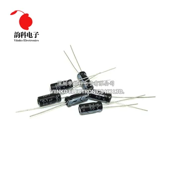 

1000pcs 50V 0.1UF 5*11mm Aluminum Electrolytic Capacitor 5X11mm