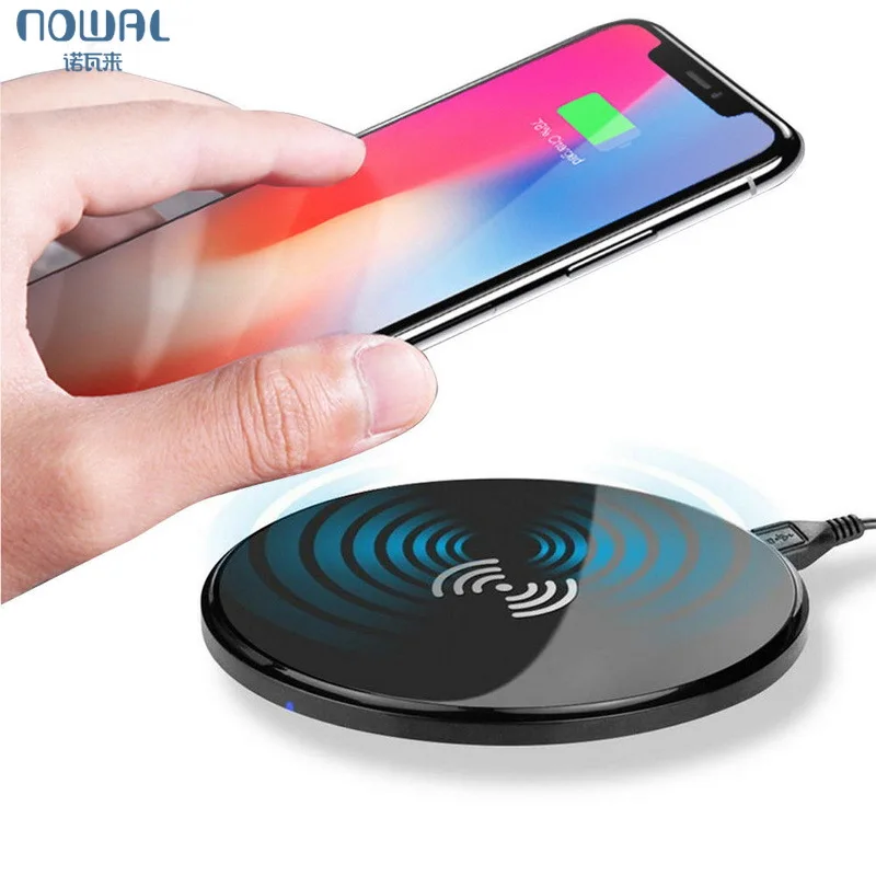 

Universal Fast Wireless Charger Case For-Samsung Note 9 S9 Type-C USB Cable Slim QI Wireless Charging Pad For iPhone XR X 8 Plus