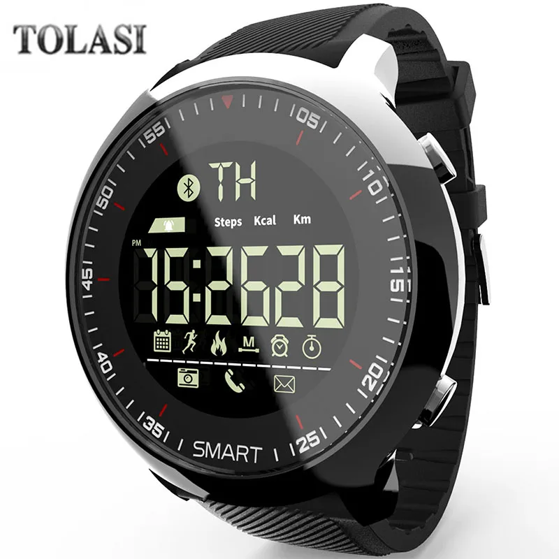 

2018 Smart Watch Sport Waterproof pedometers Message Reminder Bluetooth Outdoor swimming men smartwatch for ios Android phone