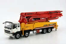 Special Original 1:38 Isuzu SANY Concrete Pump truck alloy metal model car toy collection