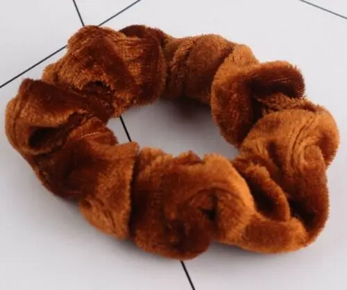 US $129.80 500 BLESSING Women Girl Fashion Velvet Wrinkly Elastic Hair Band High Grade Baby