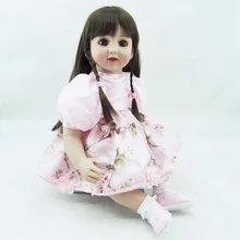 Горячая Распродажа 55 см виниловые куклы reborn baby ручной работы для малышей силиконовая модель куклы с brinquedos Лучшие подарки на Рождество для детей