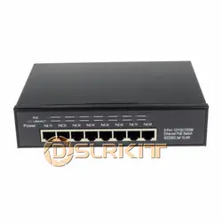 DSLRKIT 8 порты Ethernet коммутатор gigabit PoE всех 8 PoE 120 Вт IEEE802.3af 10/100/1000 Мбит/с UAP-AC-PRO