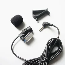 Профессиональный 3,5 мм стерео разъем моно автомобильный внешний микрофон мини проводной микрофон DVD Радио стерео плеер головной убор кабель 3 м