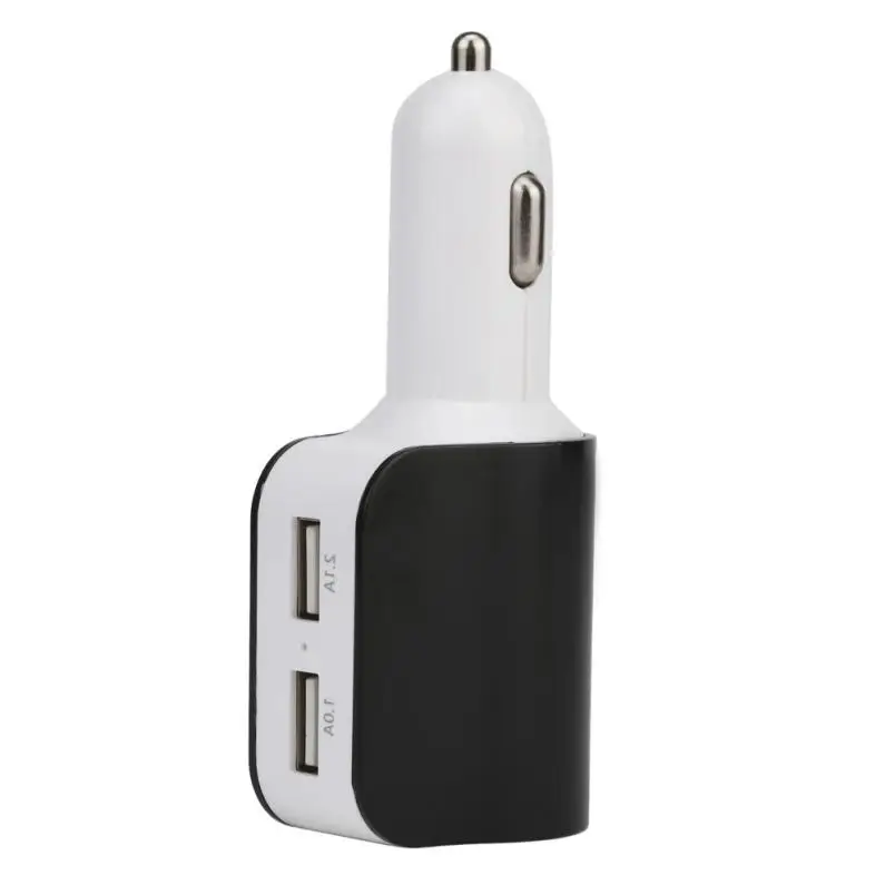 Fest отправка 3.1A 2 USB односторонняя розетка для автомобильного прикуривателя