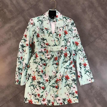 

Bomber Time-limited Polyester Sashes Jaquetas Feminino Jacket Dames 2019 Women's New Retro Printed Suit Jacket Clothing