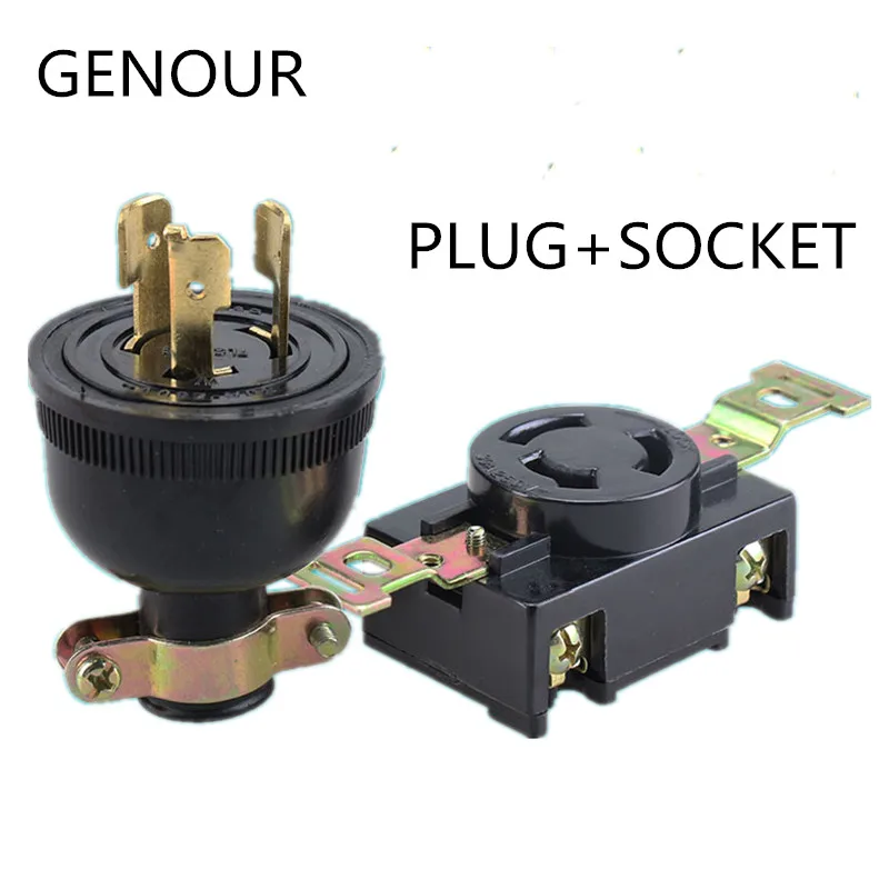 Buy one set LocK socket plug for 2KW 3KW 5KW Gasoline