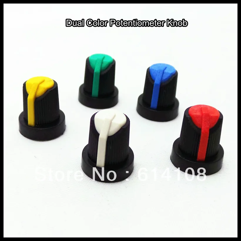

Wholesale Dual Color Plastic Knob,Volume Control Knob Supplier Free Shipping
