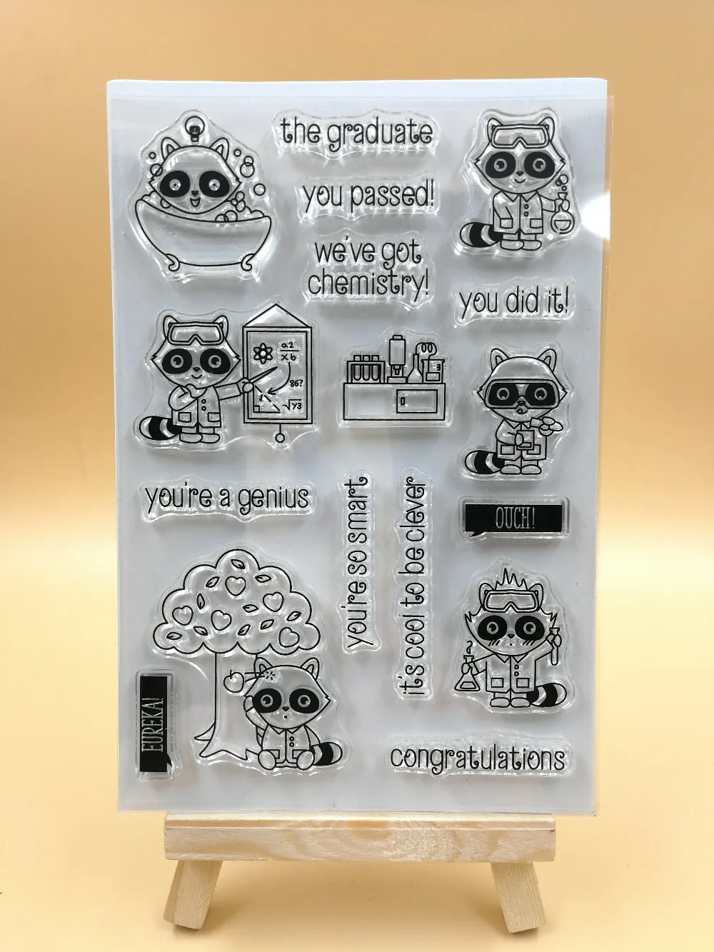 

Science lab Transparent Clear Silicone Stamps for DIY Scrapbooking/Card Making/Kids Christmas Fun Decoration Supplies