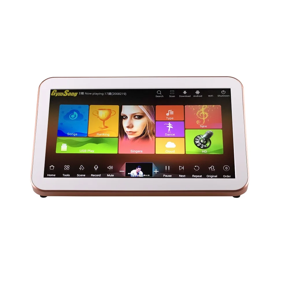 GymSong 18.5" Android Linux built in 6Tb HDD include 100K Karaoke songs Karaoke Machine set