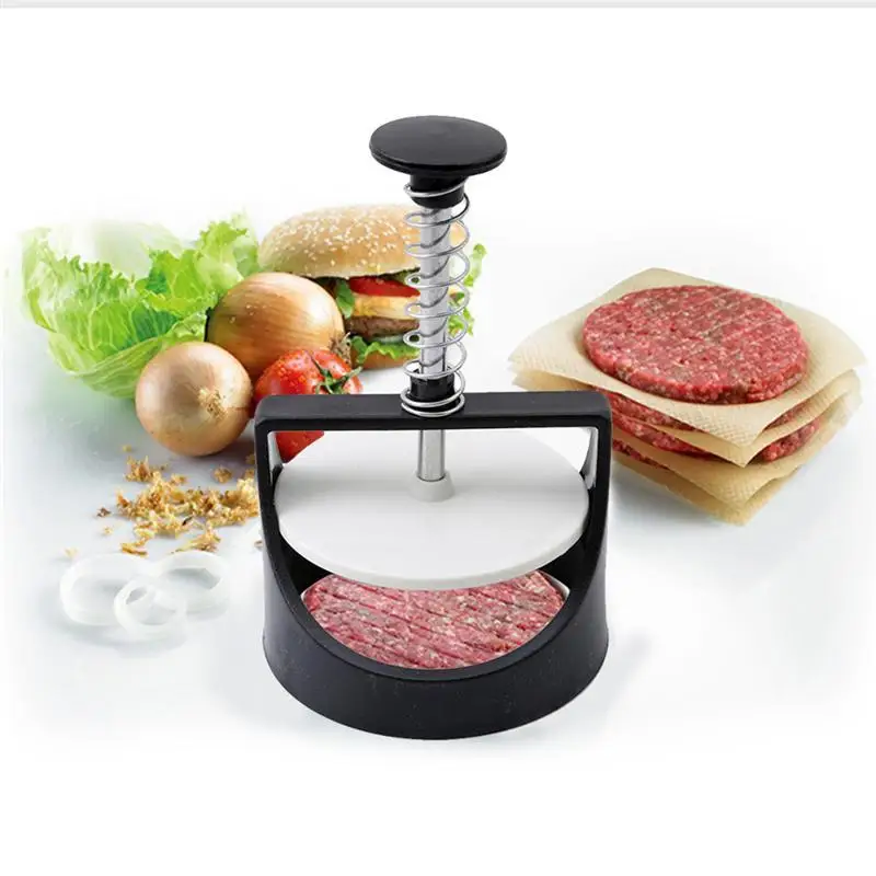 Кухонный пластиковый пресс для гамбургеров с начинкой слайдеры Patty плесень приспособление для приготовления мяса инструмент для приготовления пищи