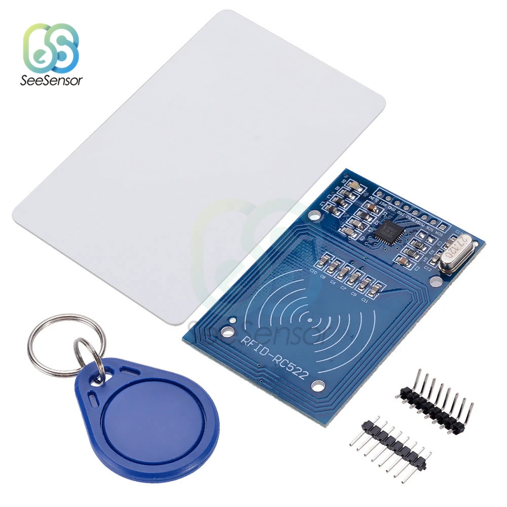 RFID модуль MFRC-522 RC-522 RC522 наборы S50 13,56 МГц 6 см SPI запись и чтение писатель распознаватель смарт-карты для arduino