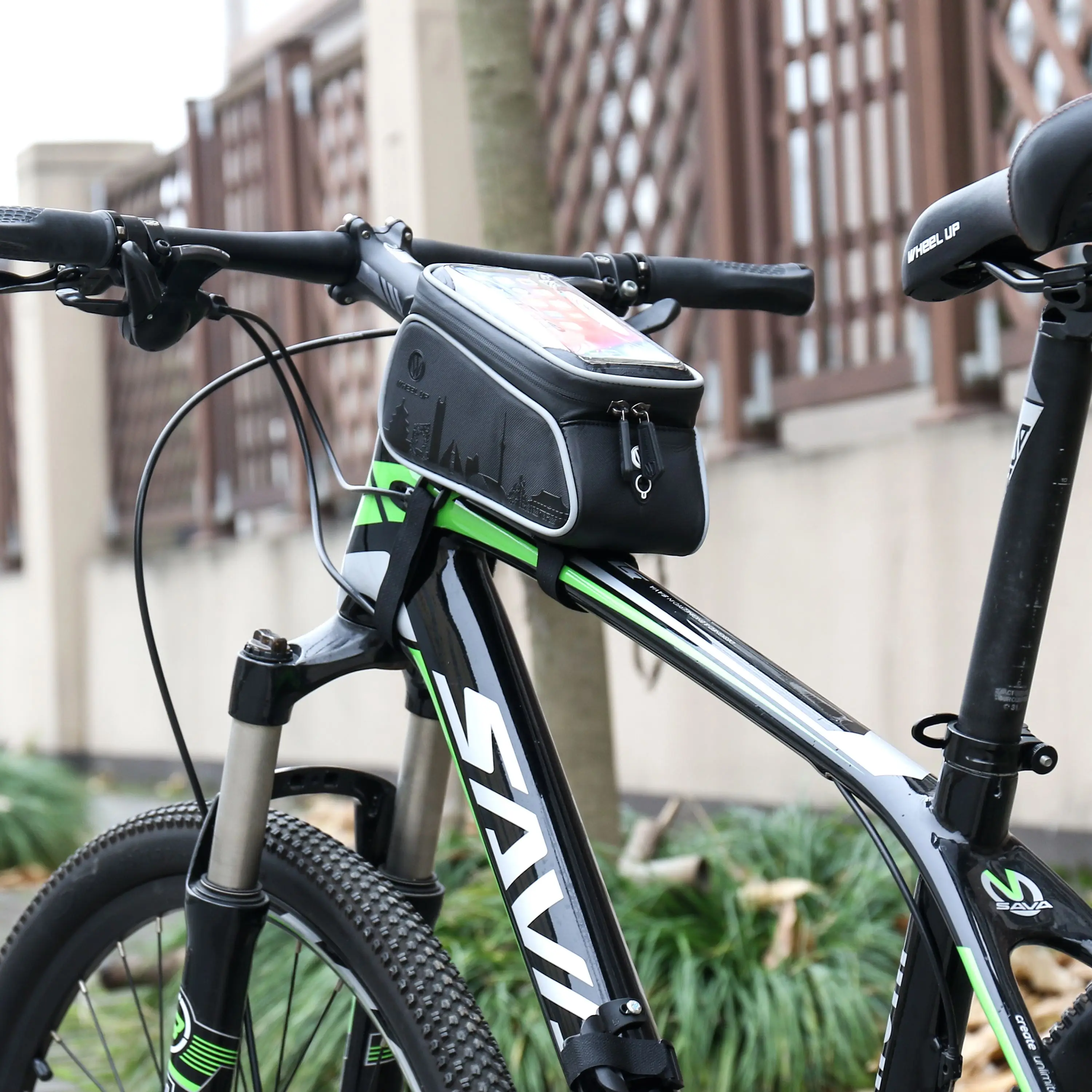 Велосипедные Сумки передняя рама высокого качества MTB велосипедная сумка велосипедные аксессуары Водонепроницаемая светоотражающая полоска экранная сумка для сенсорных экранов
