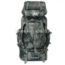 Открытый военный большой емкости рюкзак для мужчин камуфляж водонепроницаемый износостойкий рюкзак 80L Кемпинг Туризм дорожная сумка