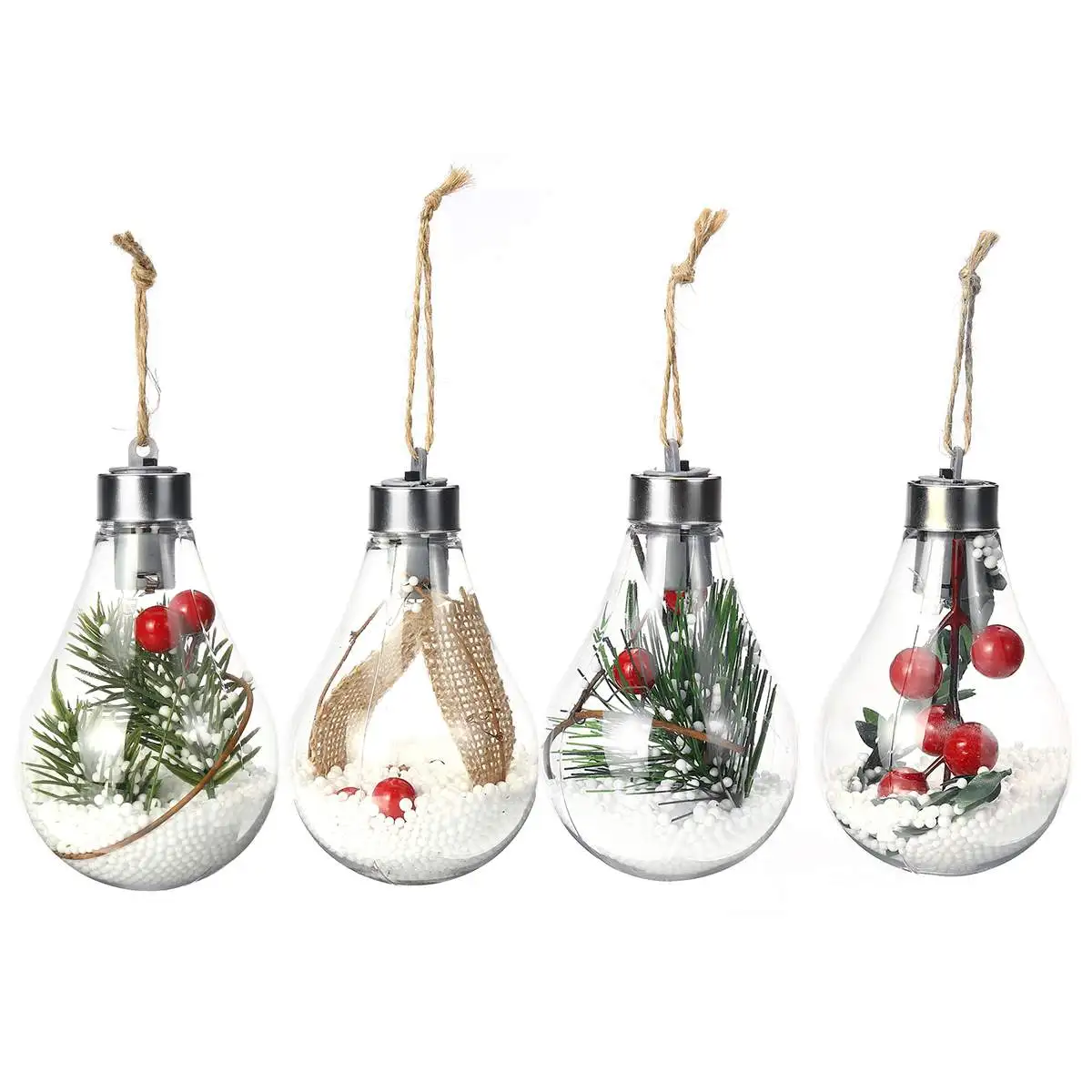 Smuxi DC 4,5 V Рождественская елка, декоративная лампа, Солнечный Шар, медная лампа накаливания, подвесной светильник для сада, подвесной