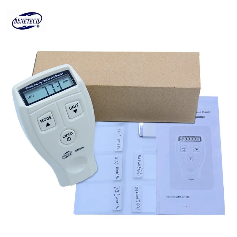 BENETECH GM210 0 1800um мини цифровая лакокрасочная пленка железная основа толщиномер
