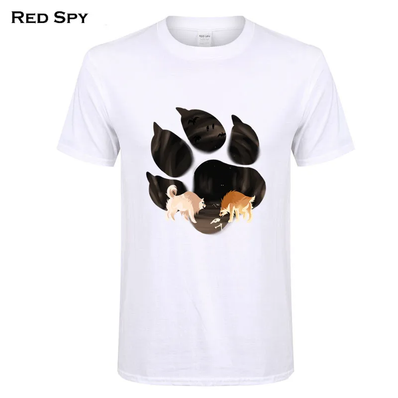 Espía Nuevo Diseño Rojo Verano Moda Huellas De Perro De - 