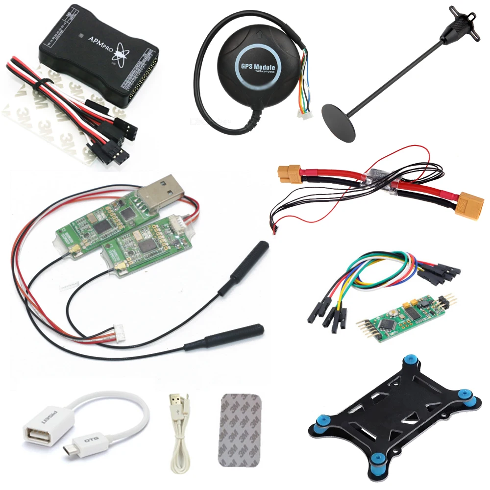 

APM PRO Flight Control Combo 8M GPS 100MW Transmission Mini Osd GPS Bracket for RC Quadcopter /Rc Drone