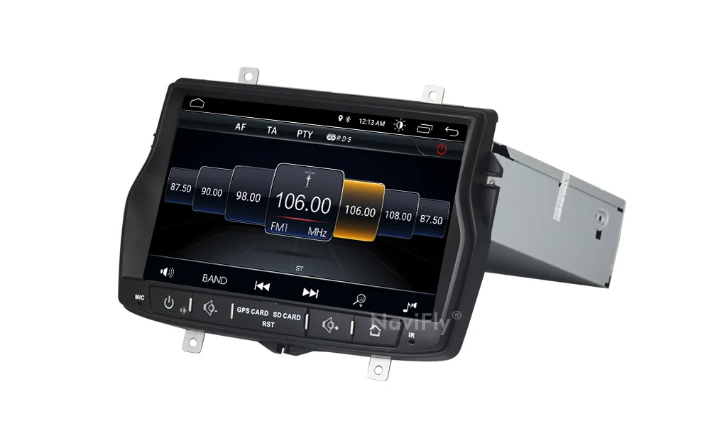 Top Russian menu Russia map free shipping 1din car radio multimedia DVD player for Lada vesta Android 9.1 with wifi BT GPS BT radio 52