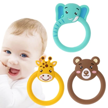 

2018 New Arrival Baby Teether Pacifier Cartoon Teething Nursing Silicone BPA Free Chew Necklace Toys