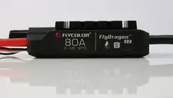 Flycolor Водонепроницаемый Высокое напряжение бесщеточный ESC 80A HV регулятор скорости Поддержка 5-12 S для радиоуправляемого дрона квадрокоптера