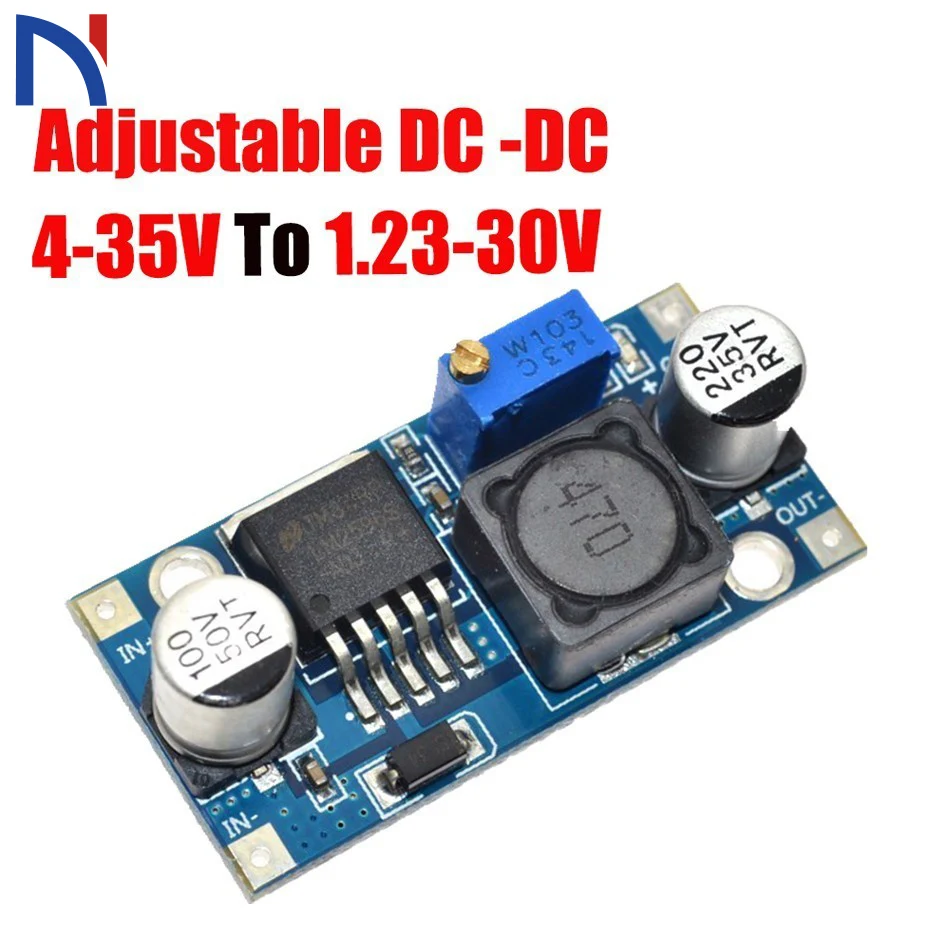

DC-DC LM2596 LM2596S 4-35V adjustable step-down power Supply module DC to DC 3A Max Output 1.23V-30V
