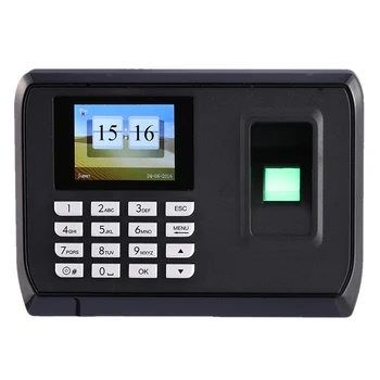 

2.4inch TFT LCD Display USB Biometric Fingerprint Attendance Machine DC 5V/1A Time Clock Recorder Employee Checking-in Reader