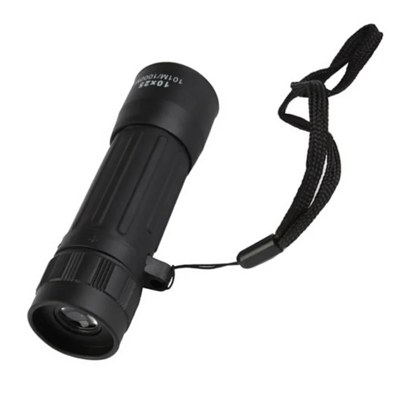 حار! 10x25 تلسكوب نطاق مفيد الرياضية التخييم الصيد المدمجة أحادي مناظير عالية الجودة Telescopio مناظير bt