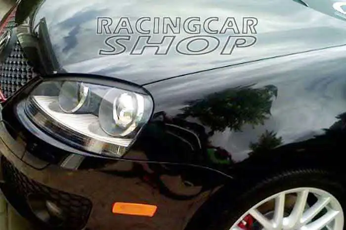Окрашенные веки для бровей и век 1 пара Volkswagen MK5 Golf Rabbit GTI R32 Jetta фара 03 09 V060EF|eyebrows