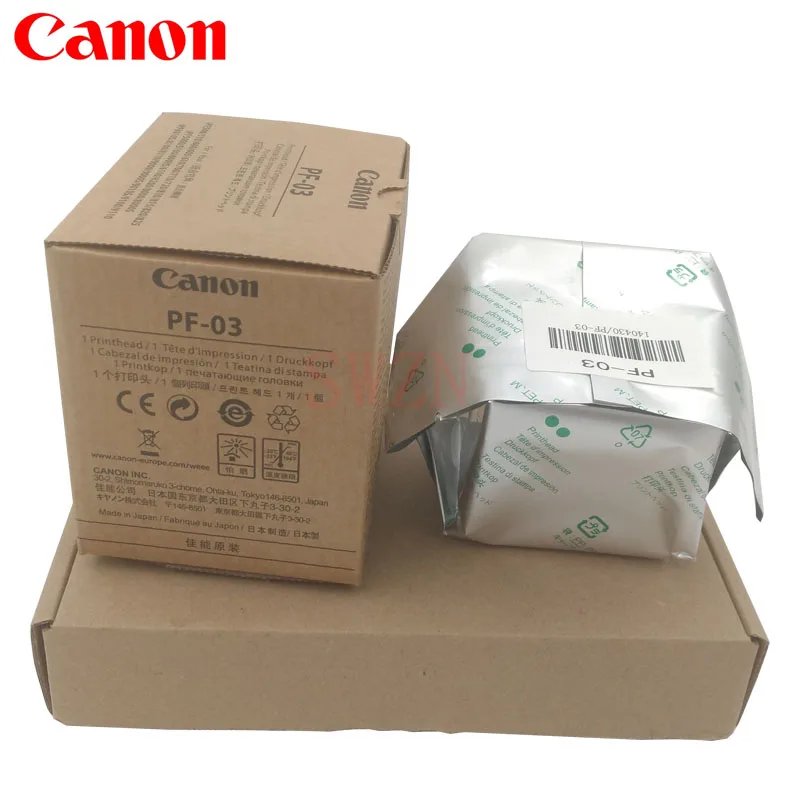 PF 03 Used Printhead Print Head For Canon IPF500 IPF510 IPF600 IPF605 ...