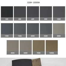 10 шт./компл. Мокрый Сухой полирующие песочные абразивной наждачной Бумага листы Грит 220-7000