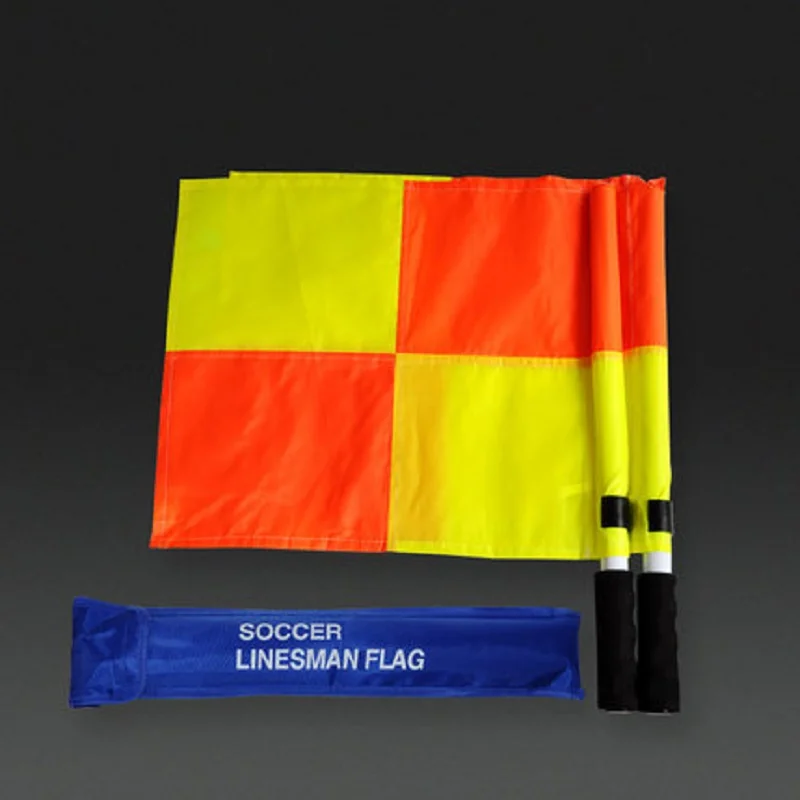 

Football Game Hand Flag Practical Sports Training Referee Side Signal Flags Referee Equipment Comfortable Bright Eye-catching