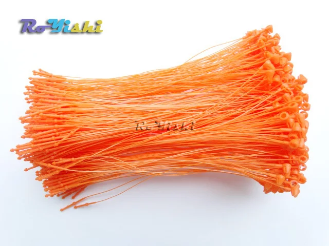 

1000pcs 5"Orange Loop Pins Tag Loop Fasteners No Tag Gun Required Free Shipping