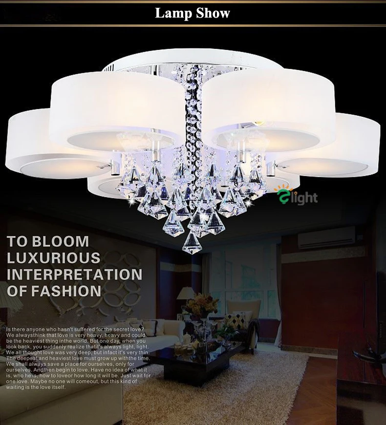 Lustres de Cristal Lustre de Teto Sala de Jantar Lustre Moderno Dimmable Levou Iluminação Luminaria Acrílico Anel Luzes da Levou Dispositivo Elétrico 6 Cheap chandelier light fixture