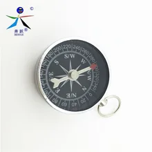 Карман 35 мм Кемпинг туристические компасы легкий Алюминий открытый туристический компас навигации дикий инструмент выживания черный