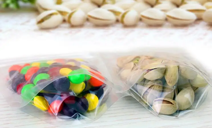 Пластиковые пакеты с замком молнией 100 шт./лот пакет для хранения продуктов