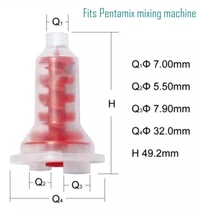 50pcs Dentaire Impression Dynamique Embouts de Mélange S'adapte 3M ESPE Pentamix type machine