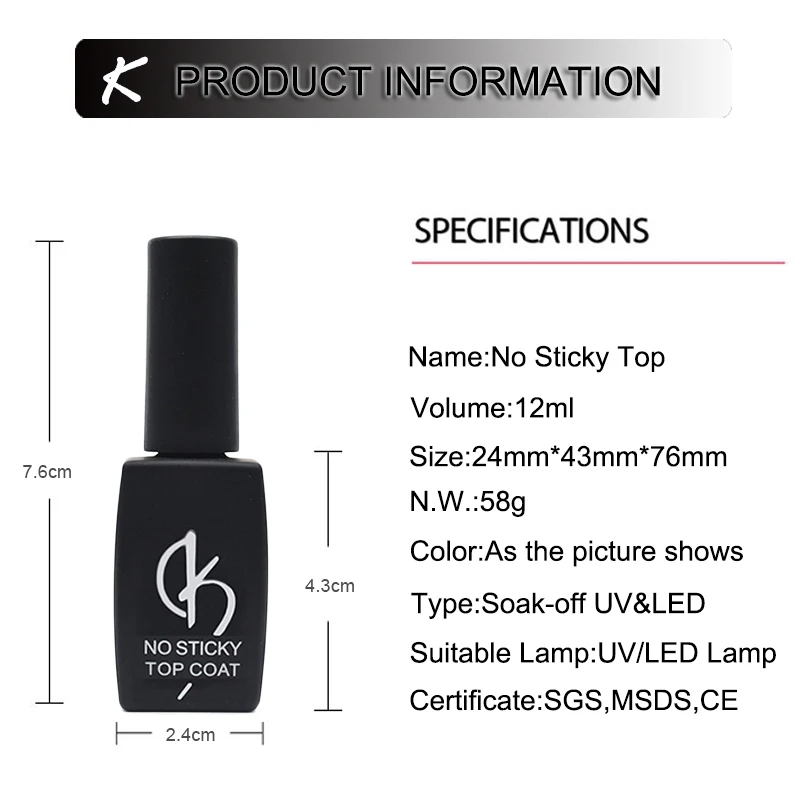 Manicura, barniz de Gel de 12 ml, capa superior de limpieza, Base de goma para manicura, diseño de uñas, Led UV Natural imprimación de esmalte de uñas de Gel desnudo Manicura, barniz de Gel de 12 ml, capa superior de limpieza, Base de goma para manicura, diseño de uñas, Led UV Natural imprimación de esmalte de uñas de Gel desnudo