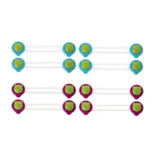 4 шт./партия, пластиковый замок для детей, защита для детей, детская безопасность, замок для окна, детский дверной замок, замок для холодильника