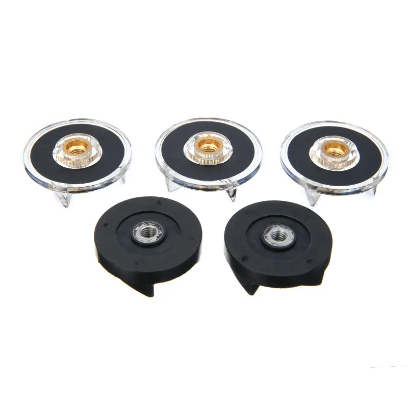 

Black 3pcs Plastic Gear Base and 2pcs Rubber Replacement Part Blender Part for Magic Bullet Home Kitchen Accessories