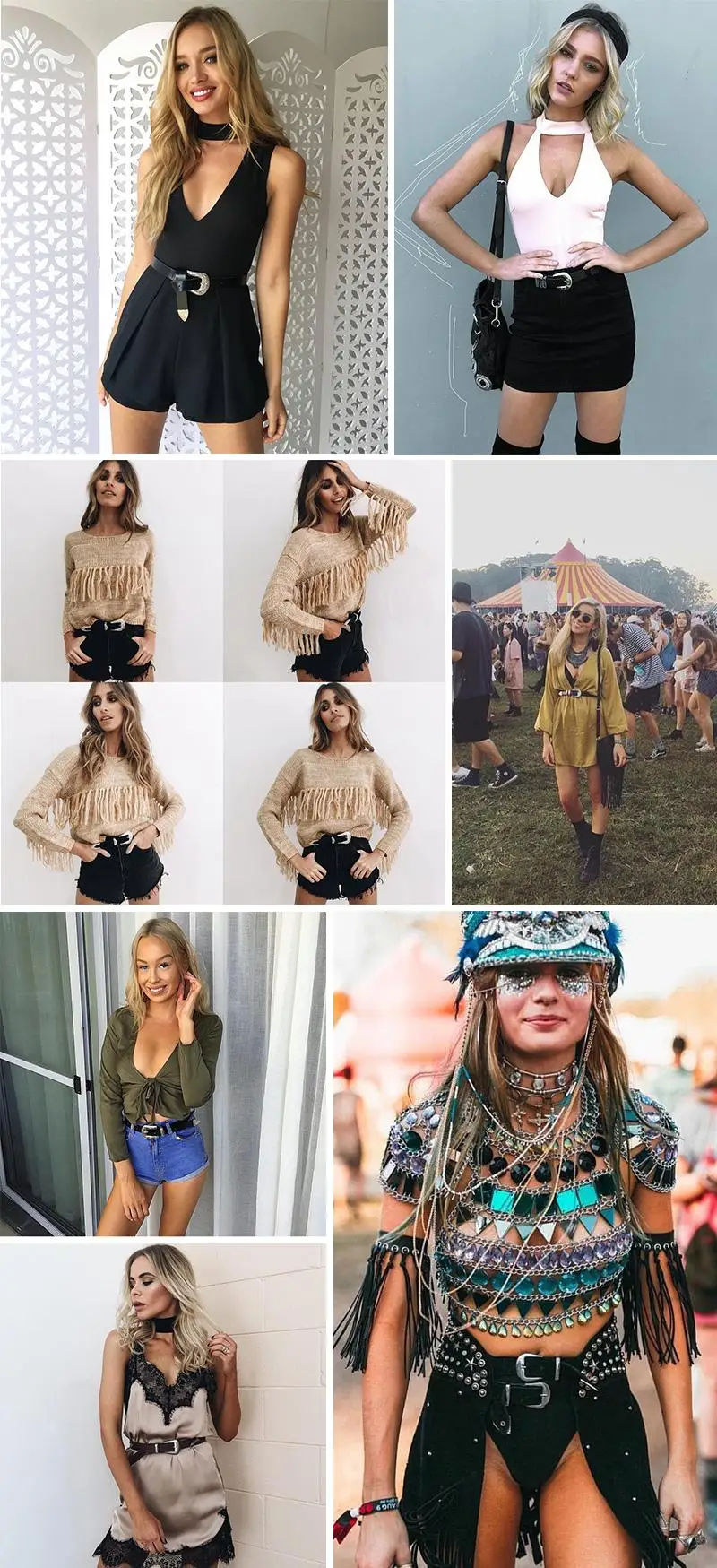 Модные женские туфли Леди Девушка Винтаж металлической пряжкой Boho кожаный пояс Пояс украшения