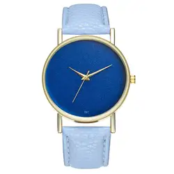 Для женщин часы sleek минималистский девушка синий циферблат Кварцевые часы Винтаж очарование роскоши часы Для женщин relojes Баян коль saati mujer A70