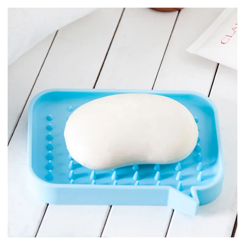 1 قطعة متعددة الوظائف المنزلية إفراغها تخزين الصابون مربع الحمام دش الصابون مربع تخزين طبق لوحة حامل صينية حالة