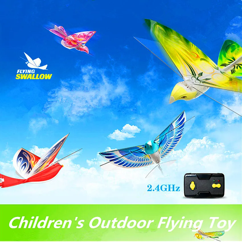 1PC RC Bird Toy Mini RC Drone Toys Remote Control Flying Toy Simulation