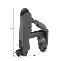 Worker Mod Folding Front Triangle Sight for Nerf Worker Extend Barrel Modify Toy 2